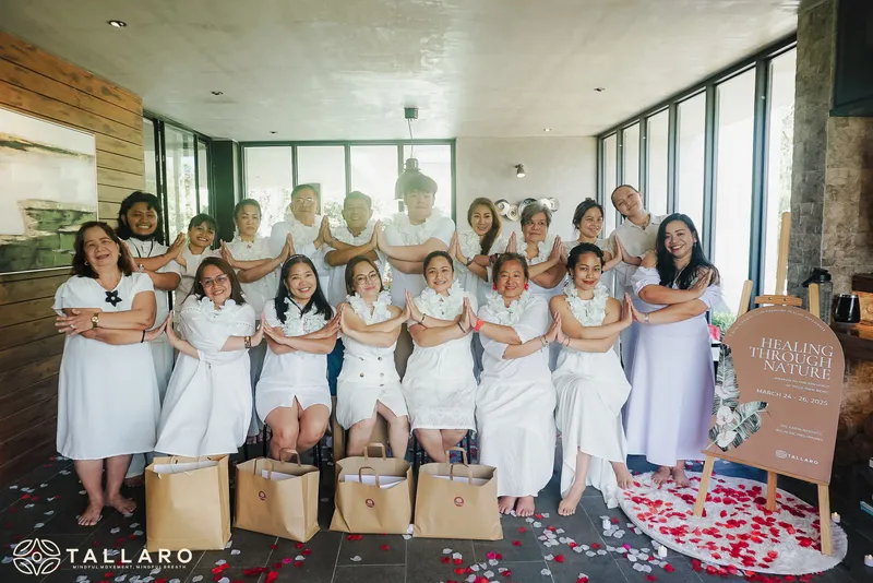Group at Tallaro’s first 3-Day/2-Night Healing Through Nature Retreat for the 2nd anniversary